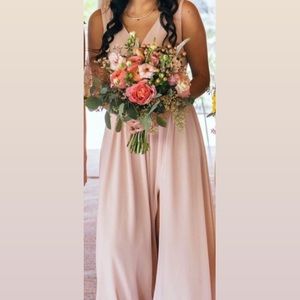 LULUS LIGHT PINK BRIDESMAID DRESS
